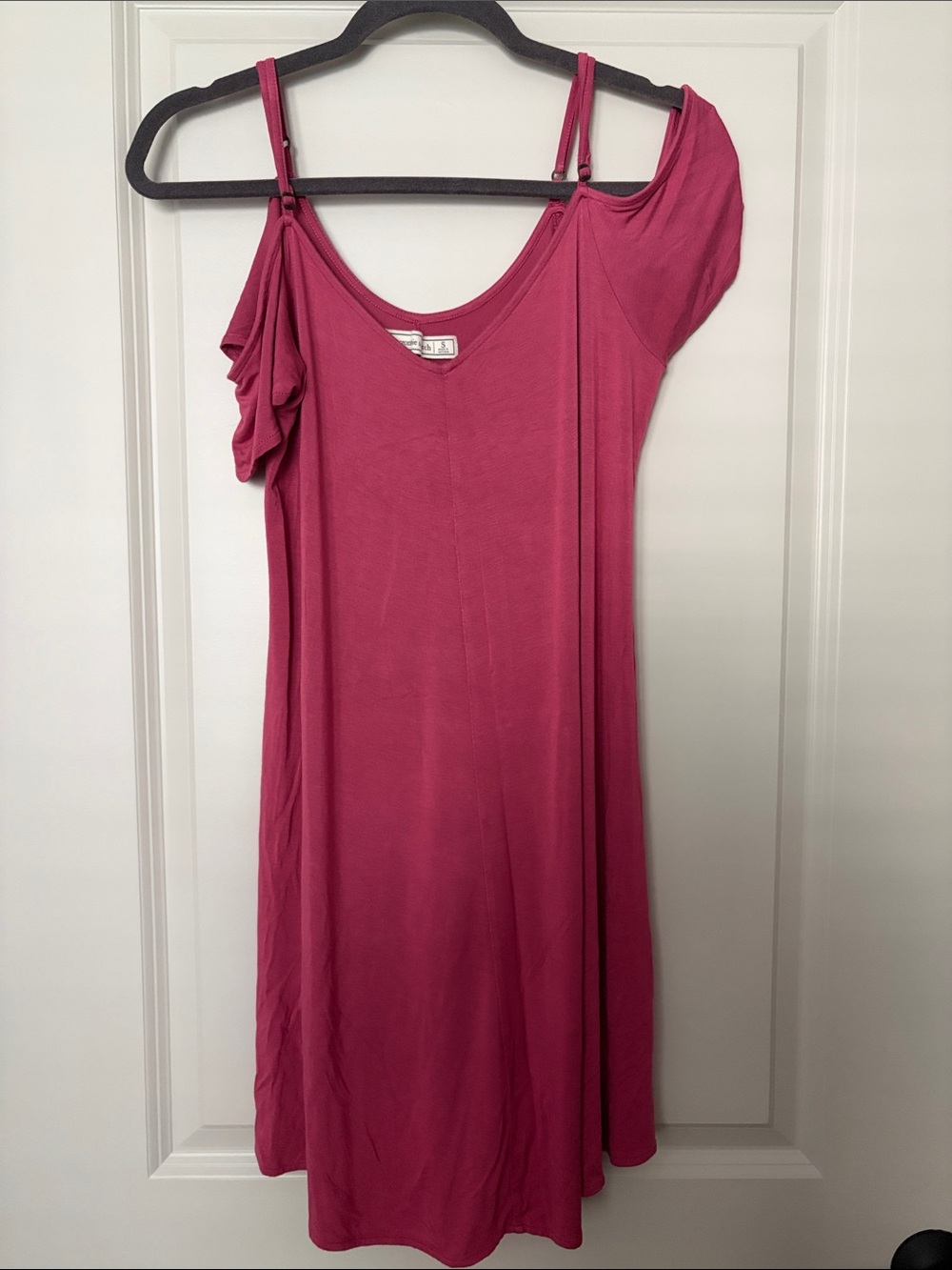 Abercrombie & Fitch One-Shoulder Pink Dress
